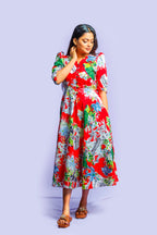 Empire waist mini dress